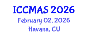 International Conference on Composites, Materials, and Structures (ICCMAS) February 02, 2026 - Havana, Cuba