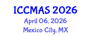 International Conference on Composites, Materials, and Structures (ICCMAS) April 06, 2026 - Mexico City, Mexico