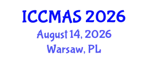 International Conference on Composites, Materials, and Structures (ICCMAS) August 14, 2026 - Warsaw, Poland