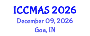International Conference on Composites, Materials, and Structures (ICCMAS) December 09, 2026 - Goa, India