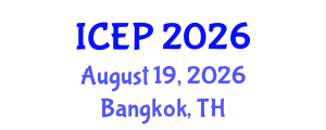 International Conference on Environment Protection (ICEP) August 19, 2026 - Bangkok, Thailand