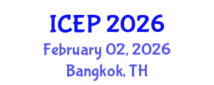 International Conference on Environment Protection (ICEP) February 02, 2026 - Bangkok, Thailand