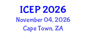 International Conference on Environment Protection (ICEP) November 04, 2026 - Cape Town, South Africa