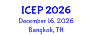 International Conference on Environment Protection (ICEP) December 16, 2026 - Bangkok, Thailand