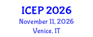 International Conference on Environment Protection (ICEP) November 11, 2026 - Venice, Italy