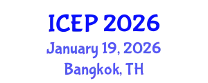 International Conference on Environment Protection (ICEP) January 19, 2026 - Bangkok, Thailand