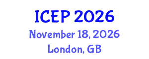 International Conference on Environment Protection (ICEP) November 18, 2026 - London, United Kingdom