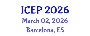 International Conference on Environment Protection (ICEP) March 02, 2026 - Barcelona, Spain
