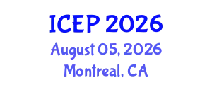 International Conference on Environment Protection (ICEP) August 05, 2026 - Montreal, Canada