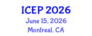 International Conference on Environment Protection (ICEP) June 15, 2026 - Montreal, Canada