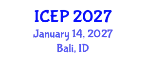 International Conference on Environment Protection (ICEP) January 14, 2027 - Bali, Indonesia