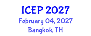 International Conference on Environment Protection (ICEP) February 04, 2027 - Bangkok, Thailand