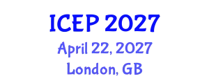 International Conference on Environment Protection (ICEP) April 22, 2027 - London, United Kingdom