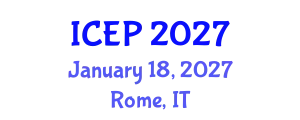 International Conference on Environment Protection (ICEP) January 18, 2027 - Rome, Italy