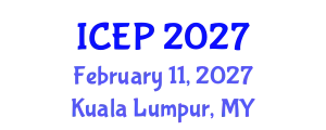 International Conference on Environment Protection (ICEP) February 11, 2027 - Kuala Lumpur, Malaysia