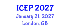 International Conference on Environment Protection (ICEP) January 21, 2027 - London, United Kingdom
