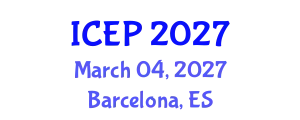 International Conference on Environment Protection (ICEP) March 04, 2027 - Barcelona, Spain