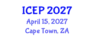 International Conference on Environment Protection (ICEP) April 15, 2027 - Cape Town, South Africa