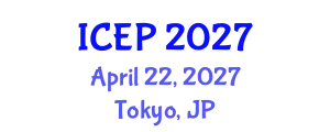 International Conference on Environment Protection (ICEP) April 22, 2027 - Tokyo, Japan