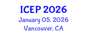 International Conference on Environment Protection (ICEP) January 05, 2026 - Vancouver, Canada