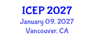 International Conference on Environment Protection (ICEP) January 09, 2027 - Vancouver, Canada