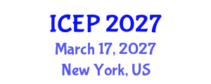 International Conference on Environment Protection (ICEP) March 17, 2027 - New York, United States