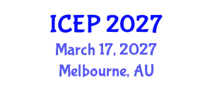 International Conference on Environment Protection (ICEP) March 17, 2027 - Melbourne, Australia