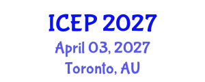 International Conference on Environment Protection (ICEP) April 03, 2027 - Toronto, Australia