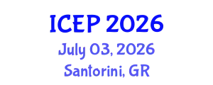 International Conference on Environment Protection (ICEP) July 03, 2026 - Santorini, Greece