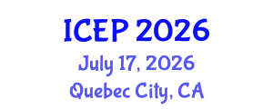 International Conference on Environment Protection (ICEP) July 17, 2026 - Quebec City, Canada