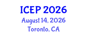 International Conference on Environment Protection (ICEP) August 14, 2026 - Toronto, Canada