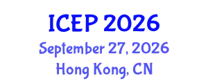 International Conference on Environment Protection (ICEP) September 27, 2026 - Hong Kong, China