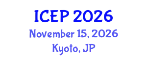 International Conference on Environment Protection (ICEP) November 15, 2026 - Kyoto, Japan
