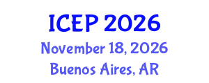 International Conference on Environment Protection (ICEP) November 18, 2026 - Buenos Aires, Argentina