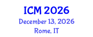 International Conference on Medicine (ICM) December 13, 2026 - Rome, Italy