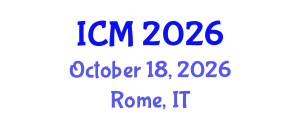 International Conference on Medicine (ICM) October 18, 2026 - Rome, Italy