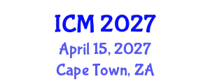 International Conference on Medicine (ICM) April 15, 2027 - Cape Town, South Africa