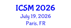 International Conference on Sleep Medicine (ICSM) July 19, 2026 - Paris, France