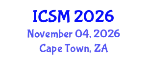International Conference on Sleep Medicine (ICSM) November 04, 2026 - Cape Town, South Africa