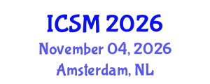 International Conference on Sleep Medicine (ICSM) November 04, 2026 - Amsterdam, Netherlands