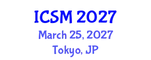International Conference on Sleep Medicine (ICSM) March 25, 2027 - Tokyo, Japan