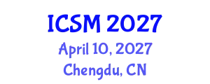 International Conference on Sleep Medicine (ICSM) April 10, 2027 - Chengdu, China