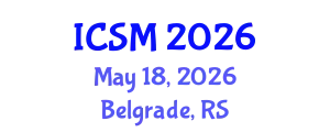 International Conference on Sleep Medicine (ICSM) May 18, 2026 - Belgrade, Serbia