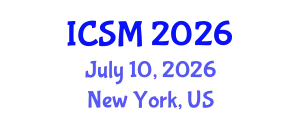 International Conference on Sleep Medicine (ICSM) July 10, 2026 - New York, United States