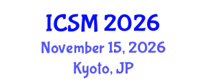 International Conference on Sleep Medicine (ICSM) November 15, 2026 - Kyoto, Japan
