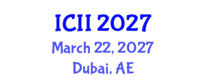 International Conference on Industry Innovation (ICII) March 22, 2027 - Dubai, United Arab Emirates