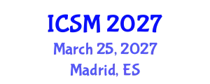 International Conference on Strategic Marketing (ICSM) March 25, 2027 - Madrid, Spain
