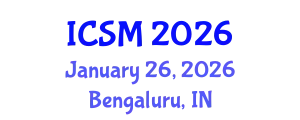 International Conference on Strategic Marketing (ICSM) January 26, 2026 - Bengaluru, India