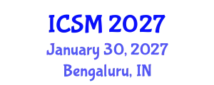 International Conference on Strategic Marketing (ICSM) January 30, 2027 - Bengaluru, India