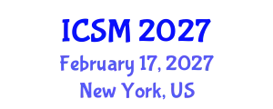 International Conference on Strategic Marketing (ICSM) February 17, 2027 - New York, United States